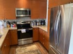 Upgrades in the kitchen , stainless steel and granite